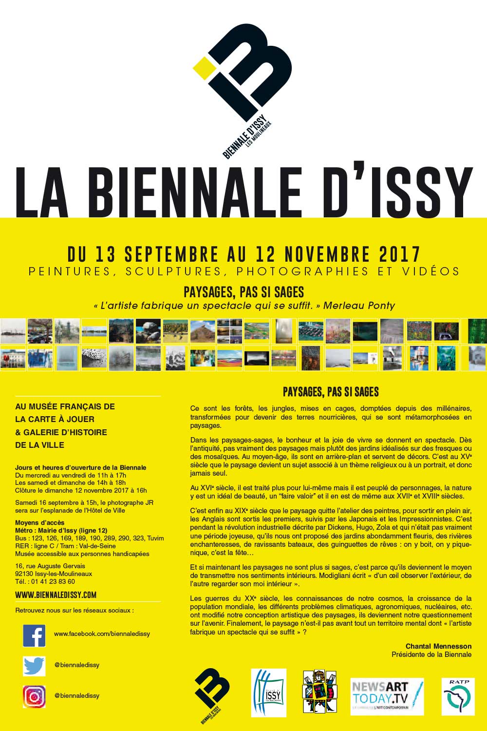 formulaire information Biennale issy les Moulineaux